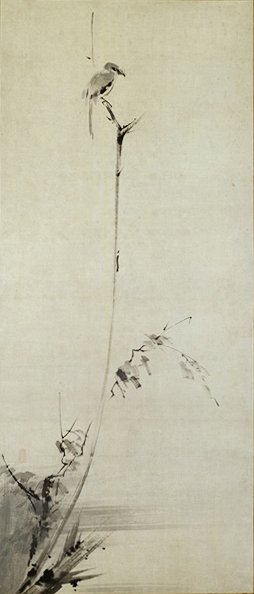 Shrike on a Dead Branch, by Miyamoto Musashi
